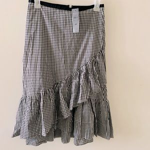 Checkered skirt NWT